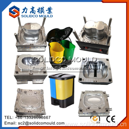 Plastic dustbins injection mold maker Taizhou